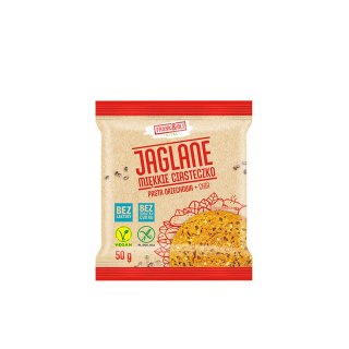 Ciasteczko z pastą orzechową + Chia bezglutenowe bez dodatku cukru 50 g