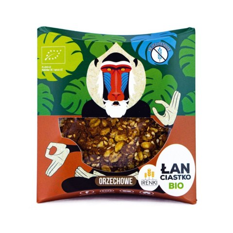 Ciastko ŁAN z masłem orzechowym BIO 40 g Ciastko ŁAN z masłem orzechowym BIO 40 g