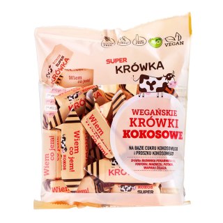 Cukierki krówki smak kokosowy bez mleka BIO 150 g