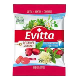 Cukierki ziołowe z wit.C o smaku dzikiej róży BIO 60 g