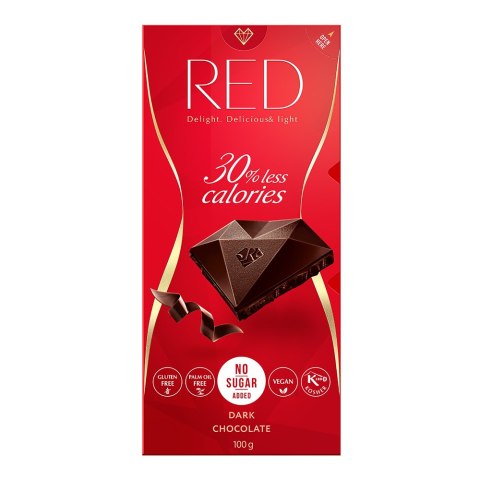 Czekolada RED ciemna bez cukru Exclusive 100 g