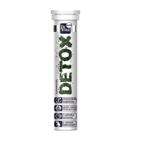 Detox dwuwarstwowe tabletki 20 tabletki musujące Detox dwuwarstwowe tabletki 20 tabletki musujące