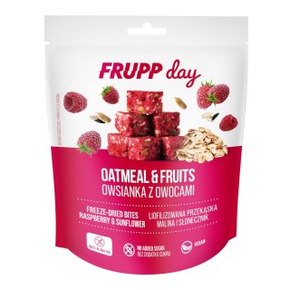FRUPP Day kostki owsiane - malina i słonecznik bez dodatku cukru 25 g