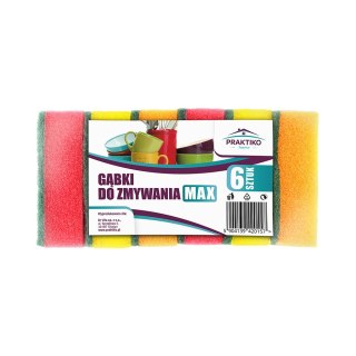 Gąbki do zmywania MAX 6 szt.