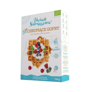Gofry chrupiące na słodko lub słono BIO 8 porcji bezglutenowe 240 g