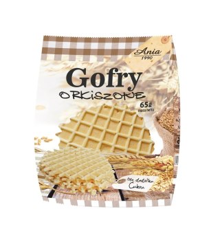 Gofry orkiszowe bez cukru bez laktozy 65 g