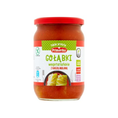 Gołąbki wegetariańskie z kaszą jaglaną 480 g Gołąbki wegetariańskie z kaszą jaglaną 480 g