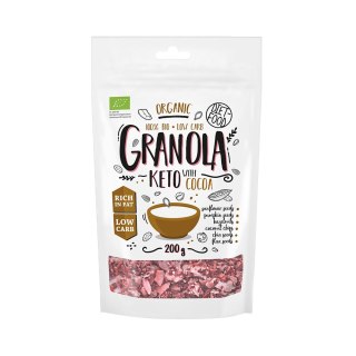Granola Keto Kakao BIO bez dodatku cukru 200 G