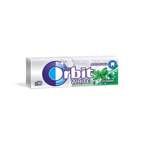 Guma do żucia White Spearmint 10 drażetek Guma do żucia White Spearmint 10 drażetek
