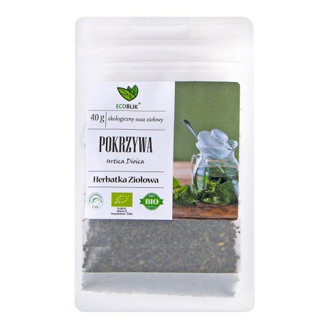 Herbatka Pokrzywa ekologiczny susz ziołowy BIO 40 g Herbatka Pokrzywa ekologiczny susz ziołowy BIO 40 g