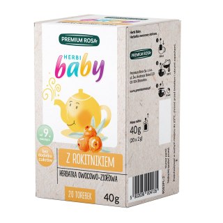 Herbatka dla dzieci i niemowląt z Rokitnikiem 20 torebek