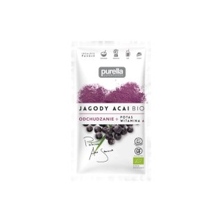 Jagody Acai BIO. Odchudzanie. Potas + Witamina A bez dodatku cukru 21 g