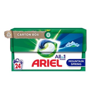 Kapsułki do prania tkanin białych Mountain Spring 24 szt.