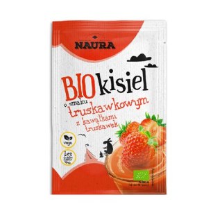 Kisiel o smaku truskawkowym BIO bez dodatku cukru 38 g