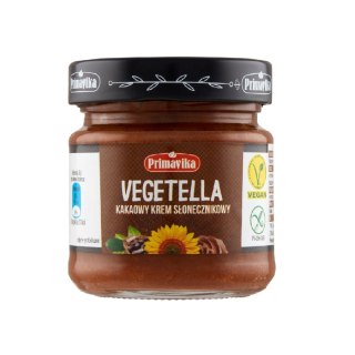 Krem kakaowy słonecznikowy Vegetella bez laktozy 160 g