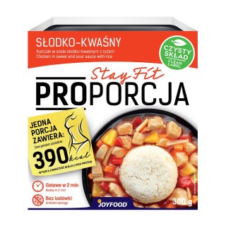 Kurczak w sosie słodko-kwaśnym z ryżem bezglutenowy 300 g