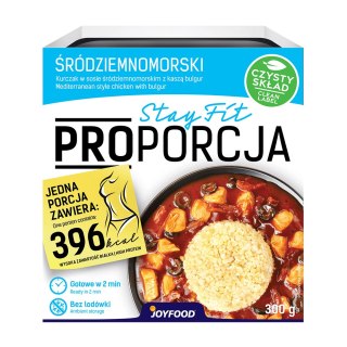 Kurczak w sosie śródziemn. z kaszą bulgur i warzywami 300 g