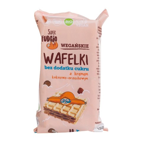 LUZ: Wafelki z kremem kakaowo-orzechowym bez dodatku cukru 120 g LUZ: Wafelki z kremem kakaowo-orzechowym bez dodatku cukru 120 g