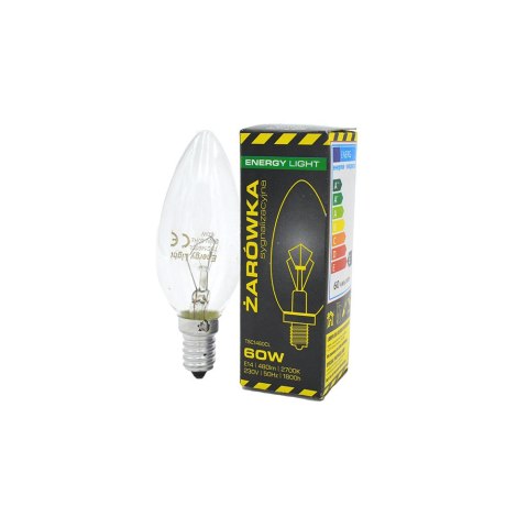 LUZ: Żarówka sygnalizacyjna E14 60W świeczka LUZ: Żarówka sygnalizacyjna E14 60W świeczka