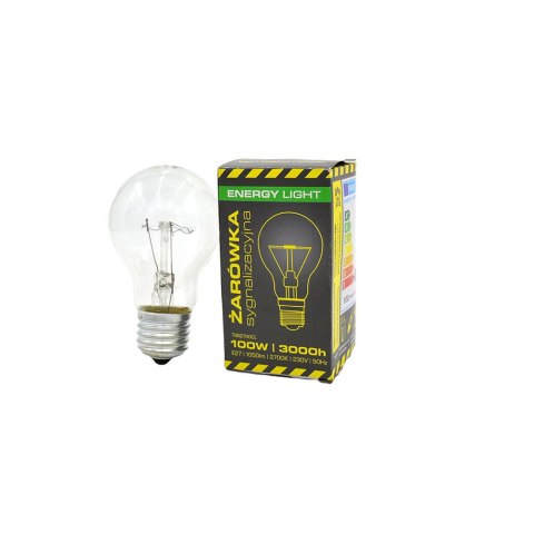 LUZ: Żarówka sygnalizacyjna E27 100W A55 LUZ: Żarówka sygnalizacyjna E27 100W A55