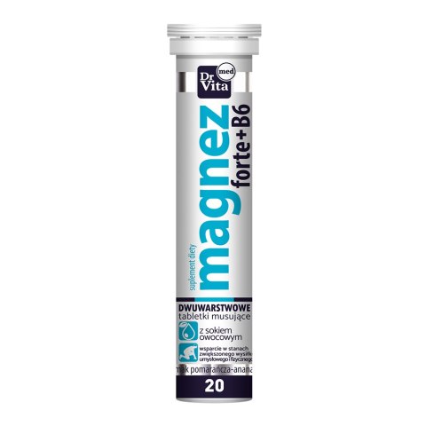 Magnez forte 20 tabletek musujących Magnez forte 20 tabletek musujących