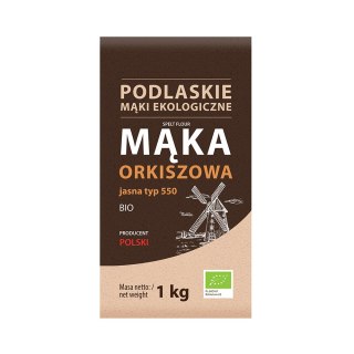 Mąka orkiszowa jasna BIO typ 550 1 kg