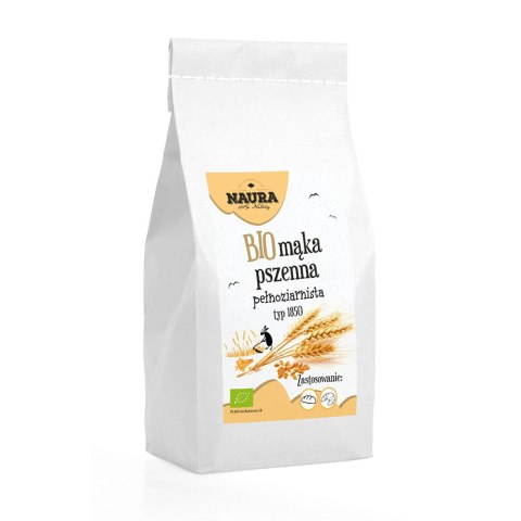 Mąka pszenna pełnoziarnista typ 1850 BIO 1 kg Mąka pszenna pełnoziarnista typ 1850 BIO 1 kg