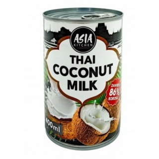 Mleko kokosowe 400 ml Asia Kitchen 86%