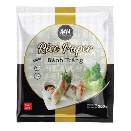 Papier ryżowy (22cm) 200g Asia Kitchen