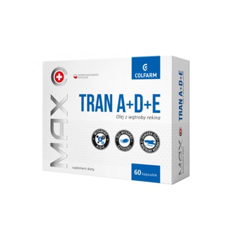 Max Tran A+D+E 60 kapsułek Max Tran A+D+E 60 kapsułek