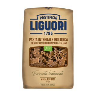 Makaron Liguori Integrale Mafalde Corte pełnoziarni BIO 500G