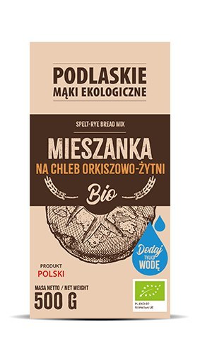 Mieszanka na chleb orkiszowo-żytni BIO 500g Mieszanka na chleb orkiszowo-żytni BIO 500g