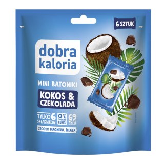 Mini batoniki kokos & czekolada bez dodatku cukru 102 g