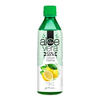 Napój aloesowy cytryna i matcha 500 ml