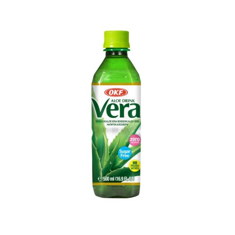 Napój z cząstkami aloesu naturalny bez cukru 500 ml Napój z cząstkami aloesu naturalny bez cukru 500 ml