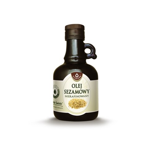 Olej sezamowy nierafinowany 250 ml Olej sezamowy nierafinowany 250 ml
