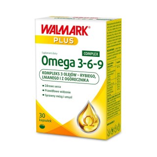 Omega 3-6-9 kompleks 3 olejów 30 kapsułek