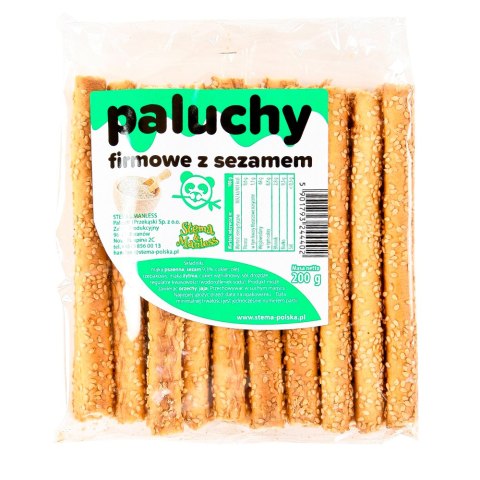 Paluchy firmowe z sezamem 200 g Paluchy firmowe z sezamem 200 g