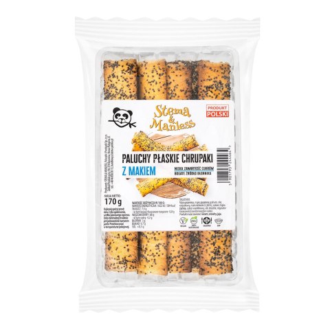 Paluchy płaskie z makiem 170 g Paluchy płaskie z makiem 170 g