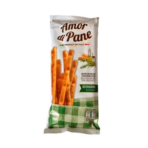 Paluszki Grissini z rozmarynem 125 g