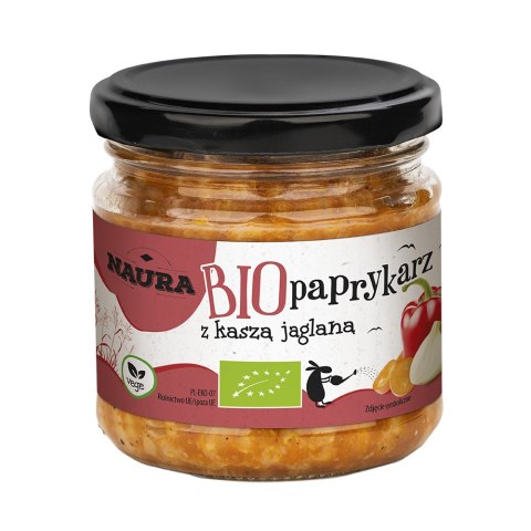 Paprykarz z kaszą jaglaną wegański BIO 190 g Paprykarz z kaszą jaglaną wegański BIO 190 g