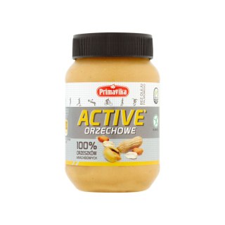 Pasta orzechowa 100% Active bezglutenowa 470 g