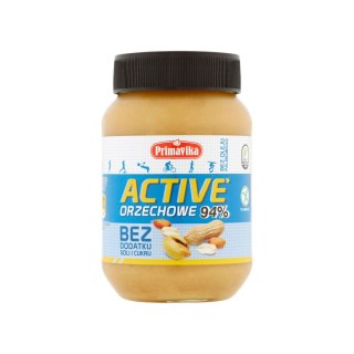 Pasta orzechowa 94% Active bezglutenowa 470 g