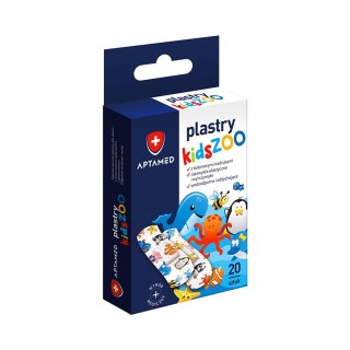 Plastry Kids Zoo 20 sztuk