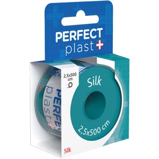 Plastry opatrunkowe na rolce Silk 5 m x 2,5 cm