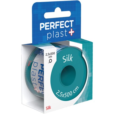 Plastry opatrunkowe na rolce Silk 5 m x 2,5 cm