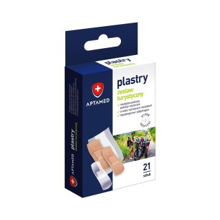 Plastry zestaw turystyczny 21 sztuk