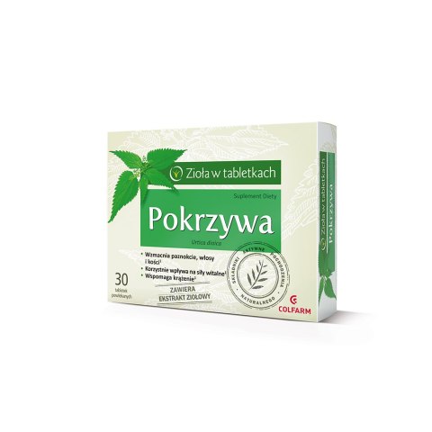 Pokrzywa 30 tabletek Pokrzywa 30 tabletek