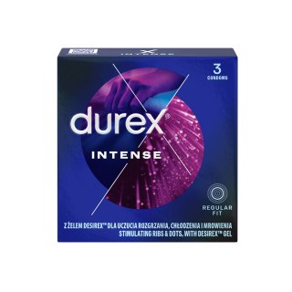 Prezerwatywy Intense intensywnie stymulujące 3 szt.