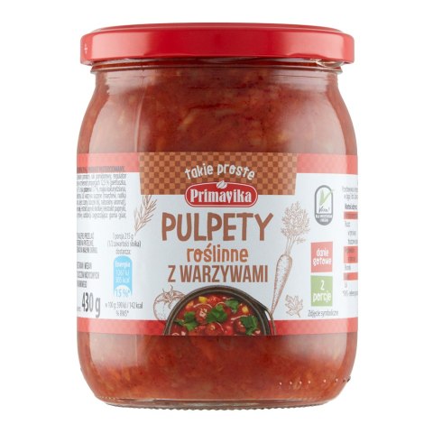 Pulpety roślinne z warzywami 450 g Pulpety roślinne z warzywami 450 g